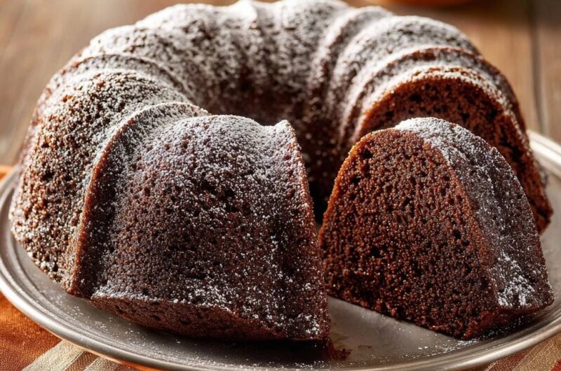 Moist Chocolate Bundt Cake with Foolproof Pan Release