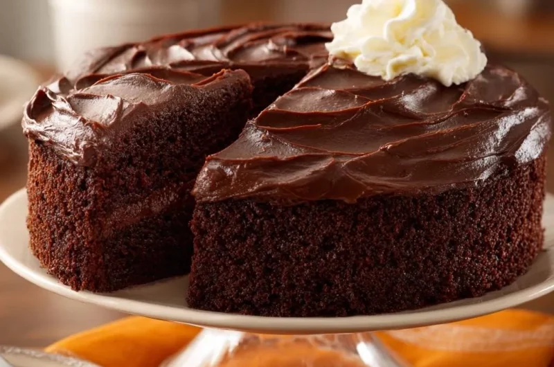 Double Chocolate Layer Cake