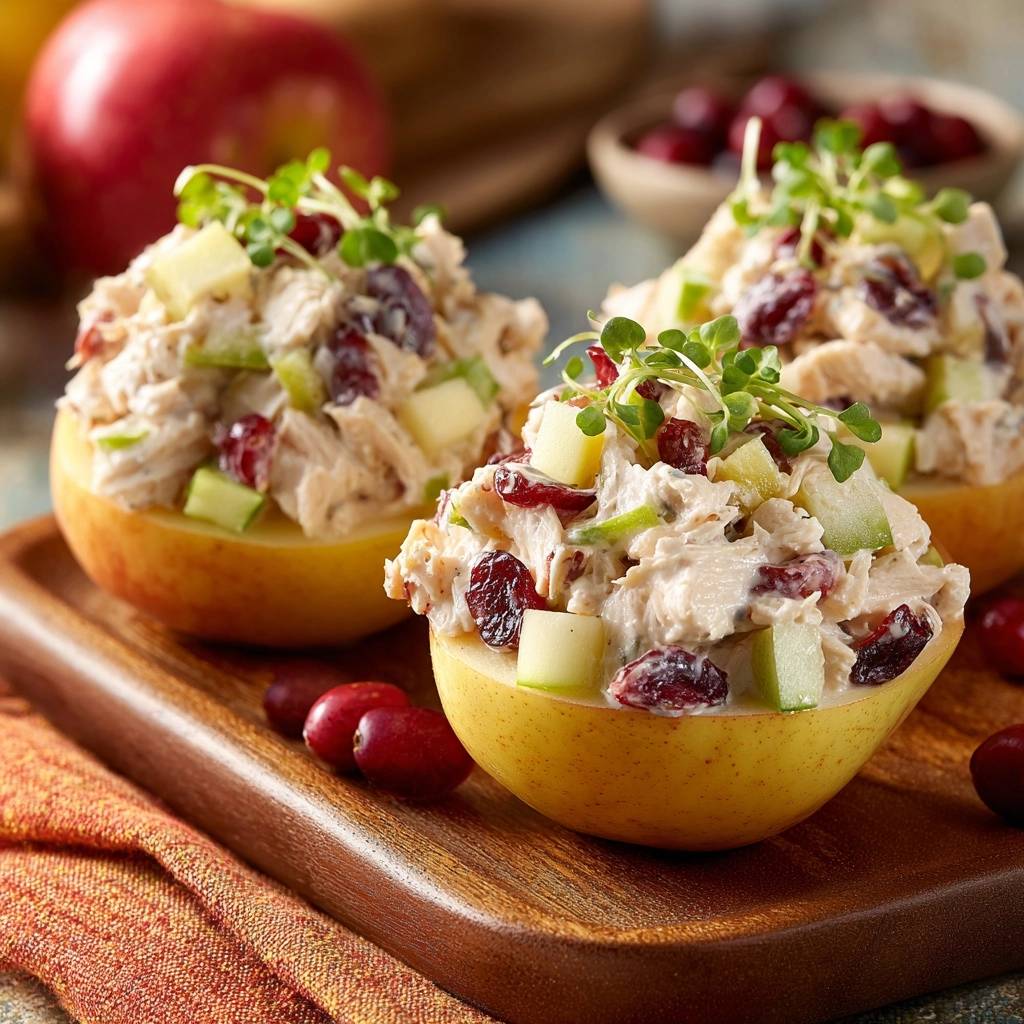 Mastering Cranberry Apple Chicken Salad Cups - recipe image