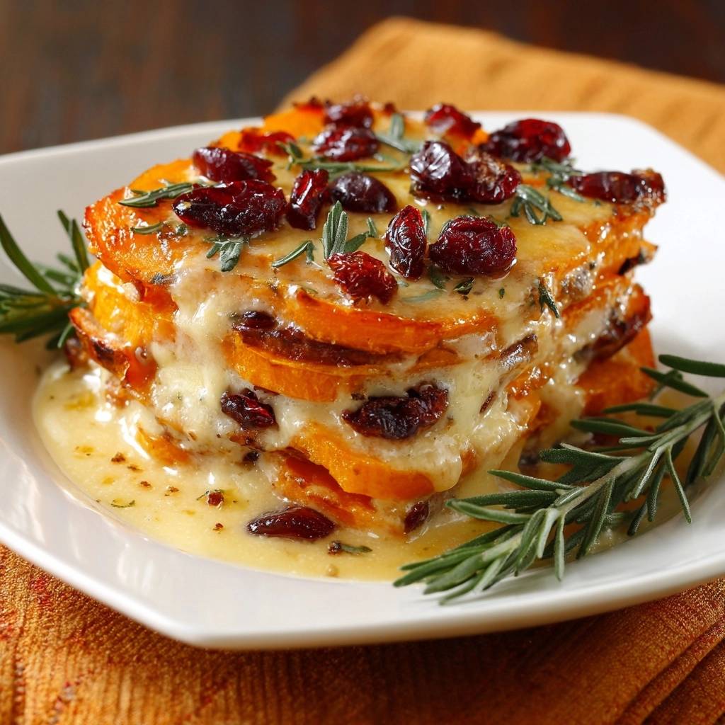 Mastering the Cheesy Roasted Butternut Squash Stack - recipe image