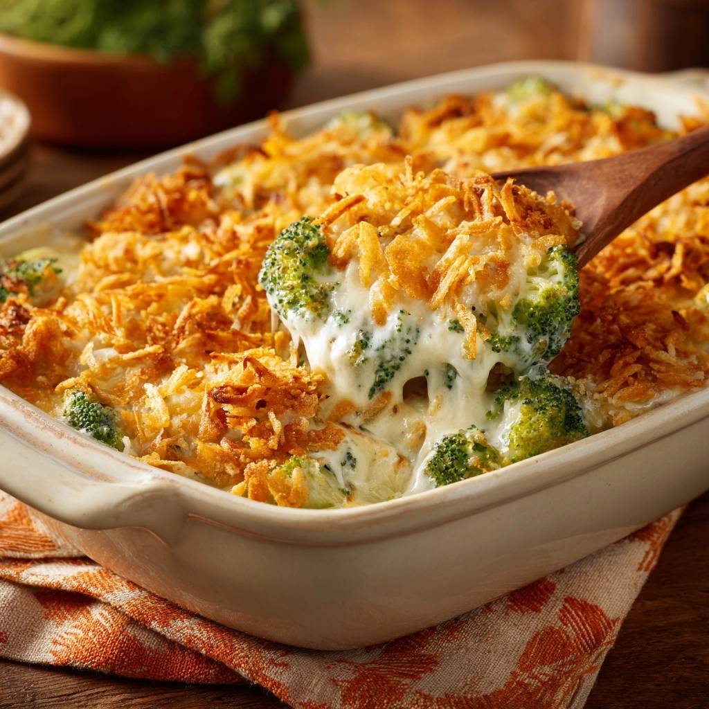 Mastering the Creamy Baked Broccoli Casserole - recipe image