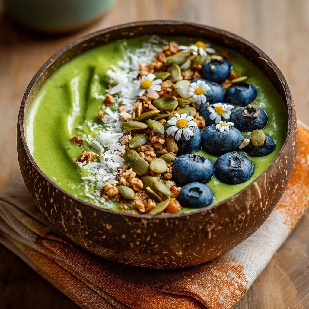 Mastering the Creamy Spirulina Smoothie Bowl - recipe image