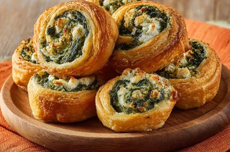 Spinach Feta Pinwheels