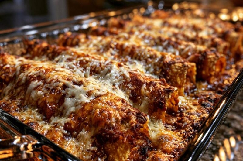 Cheesy Beef and Bean Enchiladas