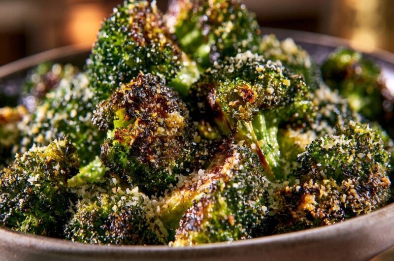 Garlic Parmesan Roasted Broccoli