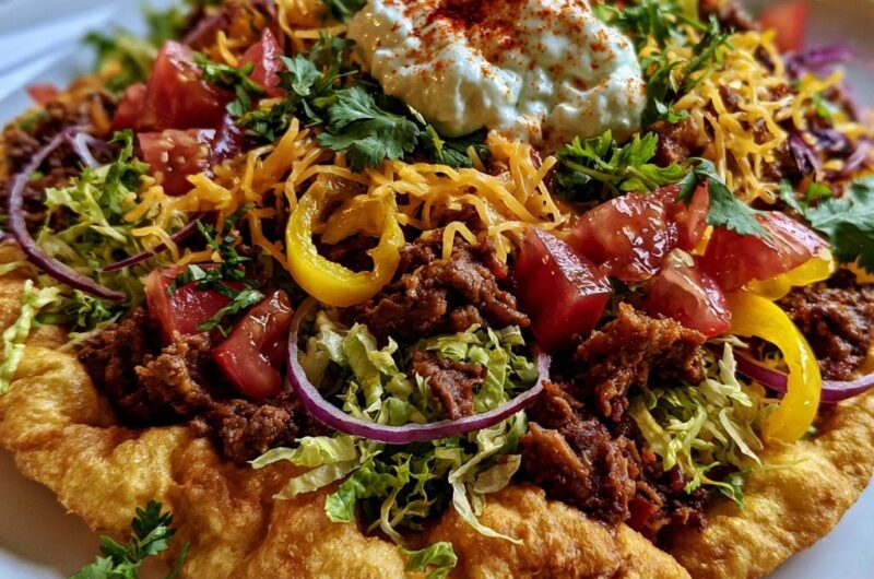 Loaded Beef Indian Fry Bread