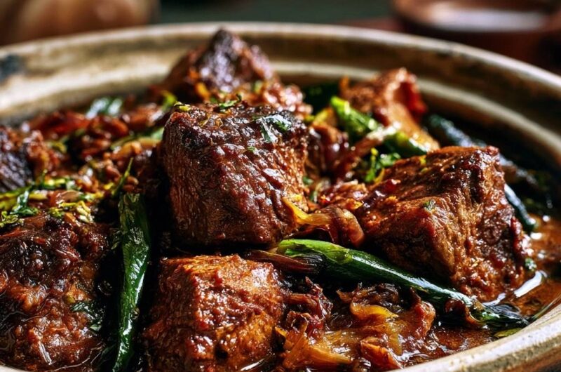 Slow-Braised Savory Beef Tips