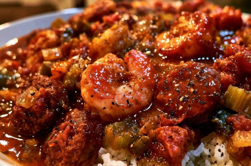 Spicy Shrimp and Sausage Creole