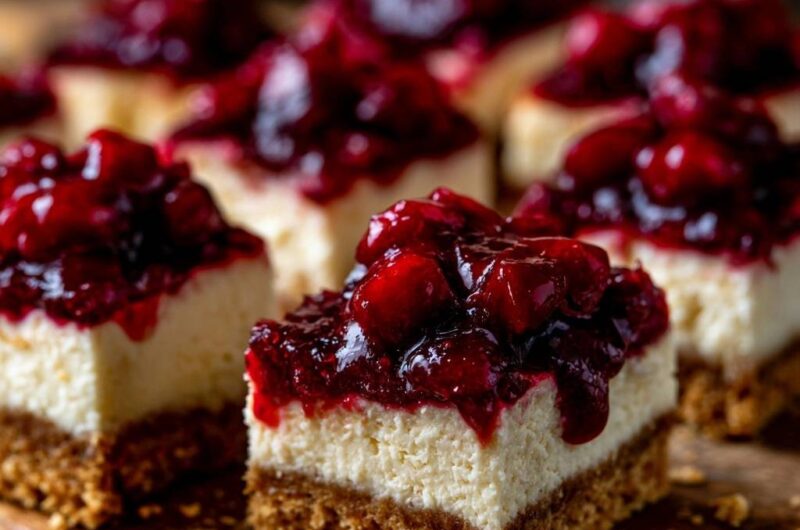 Cherry Cheesecake Bars