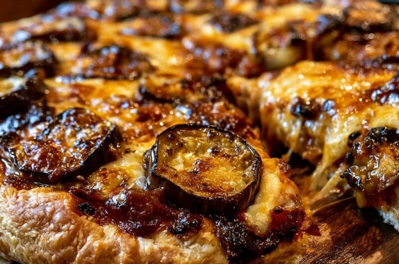 Caramelized Eggplant and Onion Tart