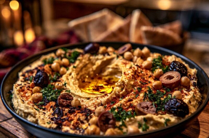 Creamy Loaded Hummus Platter