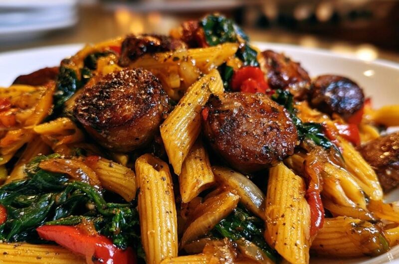 Italian Sausage and Penne Skillet