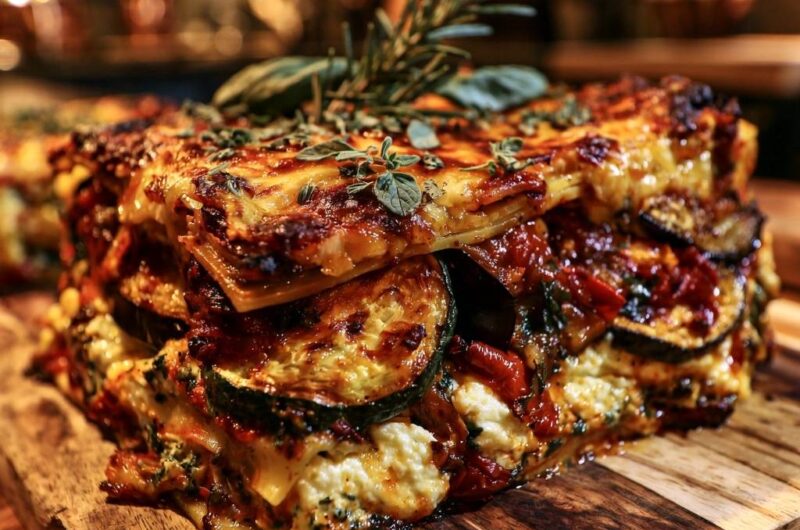 Roasted Zucchini and Herb Lasagna