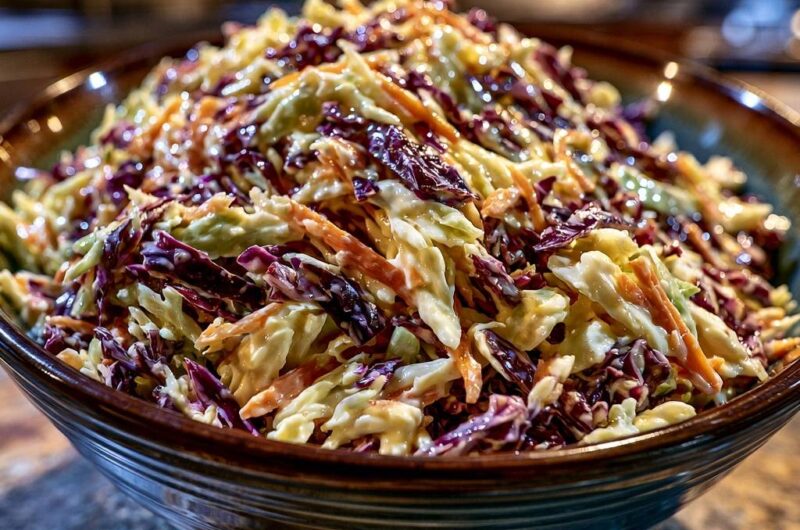Ultimate Creamy Rainbow Coleslaw